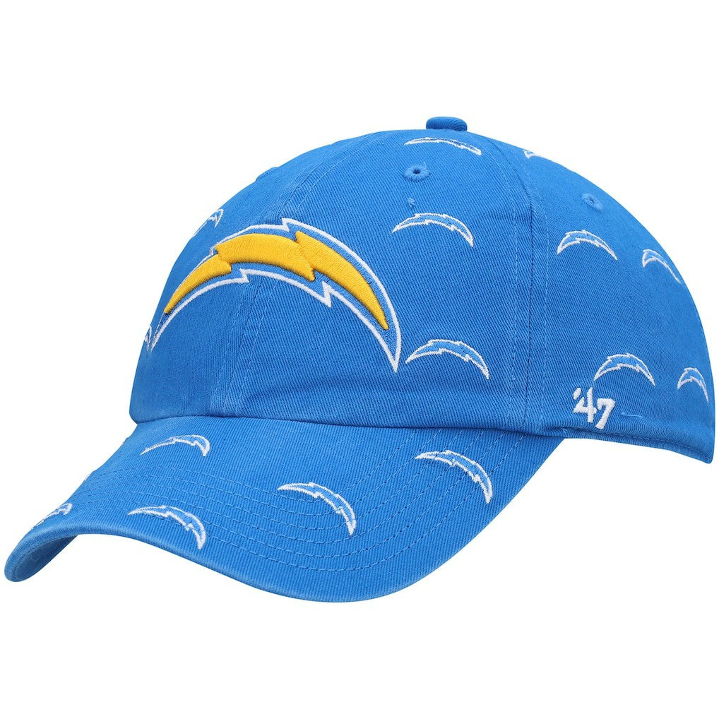 Los Angeles Chargers '47 Women's Confetti Clean Up Adjustable Hat - Powder Blue Hats