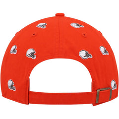 Cleveland Browns '47 Women's Confetti Clean Up Logo Adjustable Hat - Orange Hats