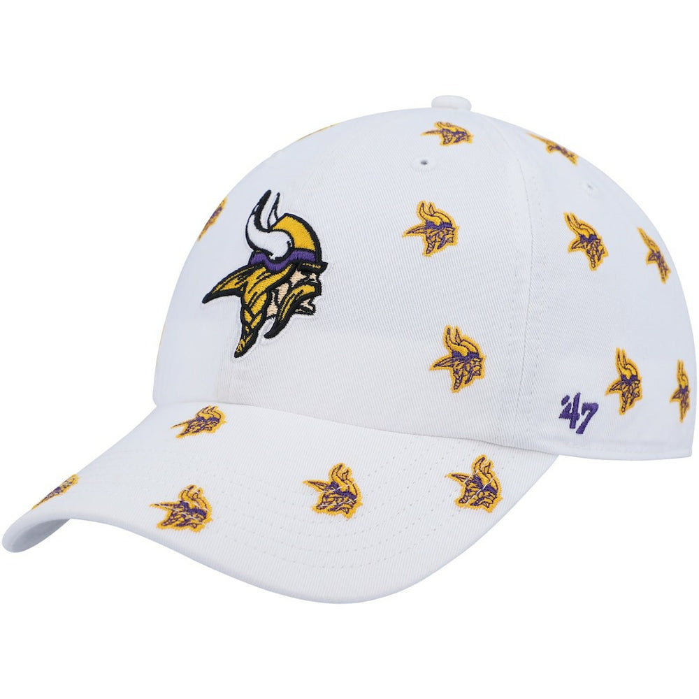 Minnesota Vikings '47 Women's Confetti Clean Up Adjustable Hat - White Hats