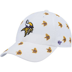 Minnesota Vikings '47 Women's Confetti Clean Up Adjustable Hat - White Hats