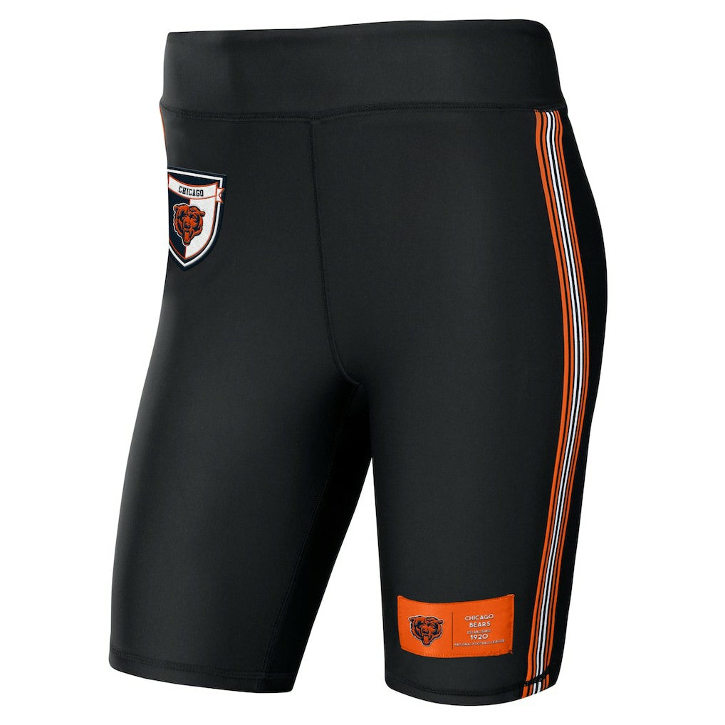 Chicago Bears WEAR by Erin Andrews Women's Biker Shorts - Black Shorts