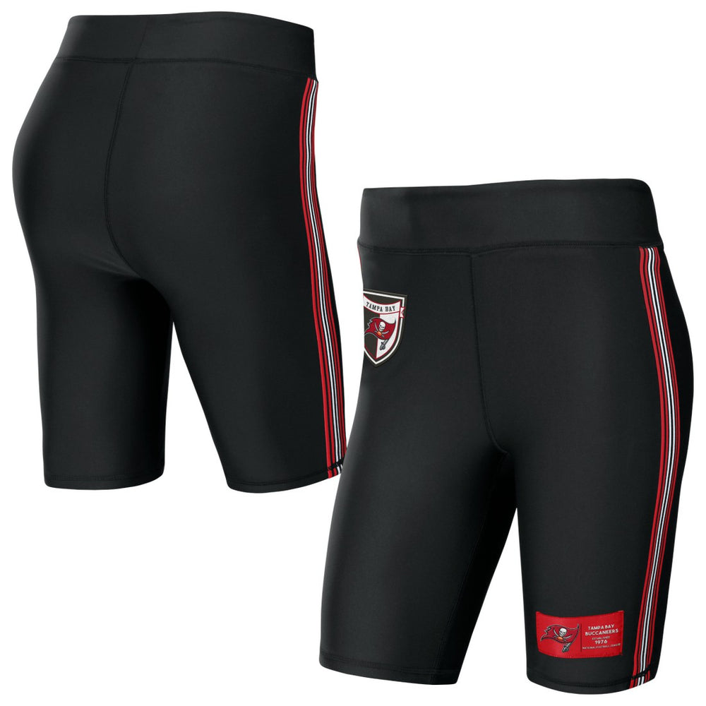 Tampa Bay Buccaneers WEAR by Erin Andrews Women's Biker Shorts - Black Shorts