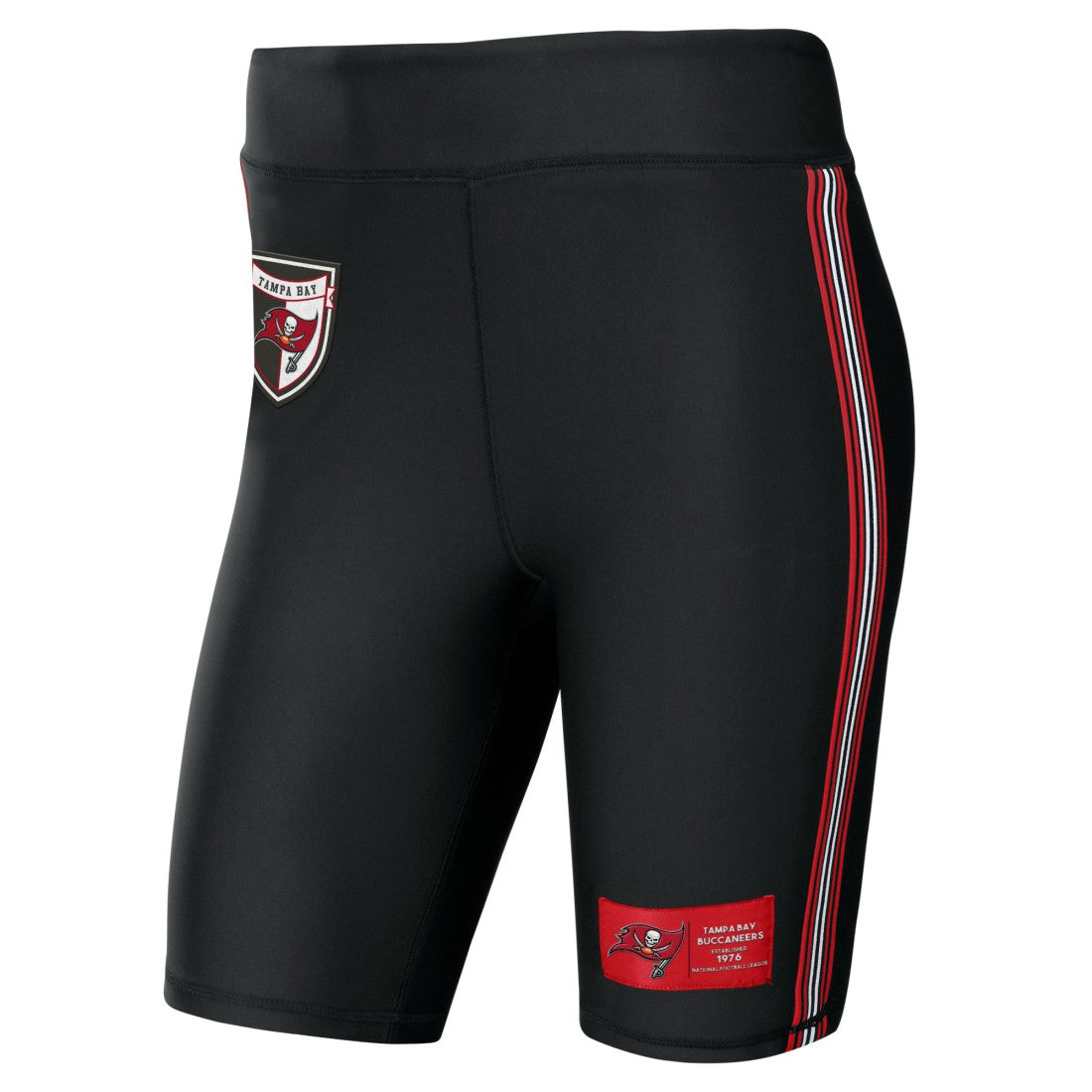 Tampa Bay Buccaneers WEAR by Erin Andrews Women's Biker Shorts - Black Shorts