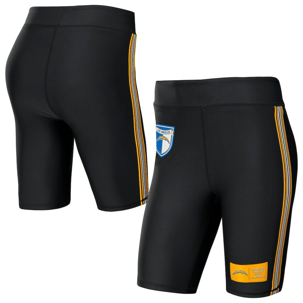 Los Angeles Chargers WEAR by Erin Andrews Women's Biker Shorts - Black Shorts