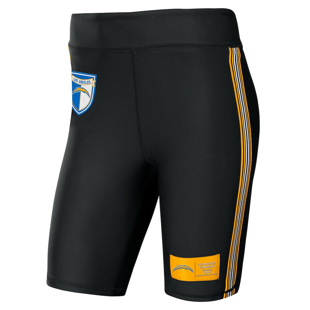 Los Angeles Chargers WEAR by Erin Andrews Women's Biker Shorts - Black Shorts
