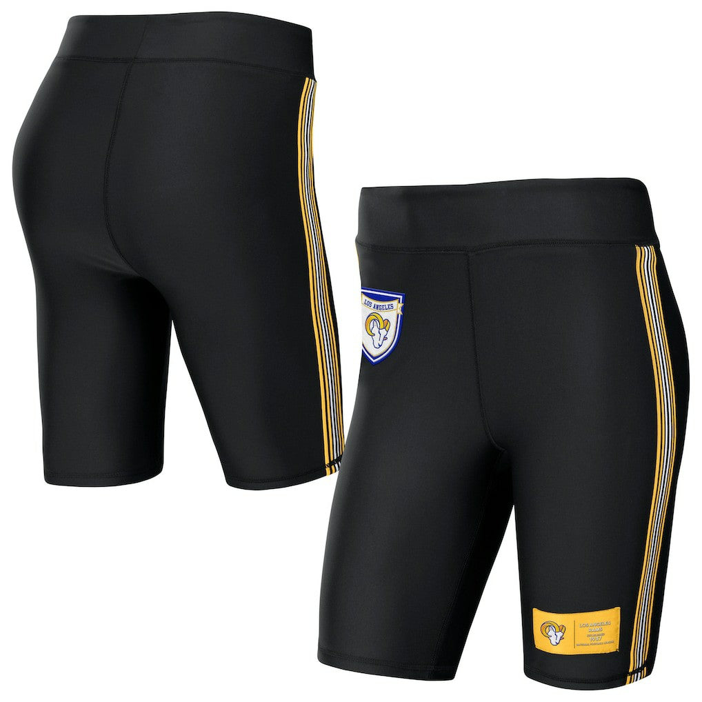 Los Angeles Rams WEAR by Erin Andrews Women's Biker Shorts - Black Shorts
