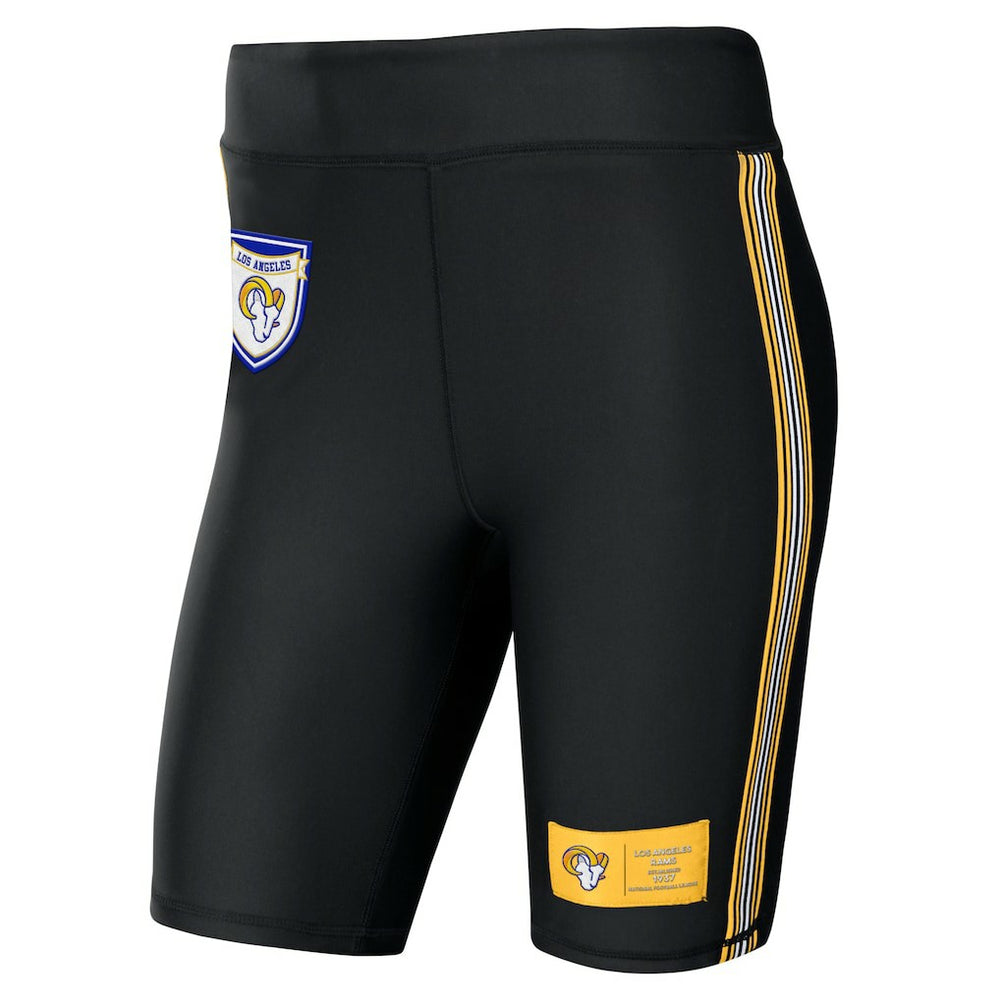 Los Angeles Rams WEAR by Erin Andrews Women's Biker Shorts - Black Shorts