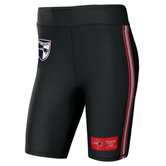 New England Patriots WEAR by Erin Andrews Women's Biker Shorts - Black Shorts