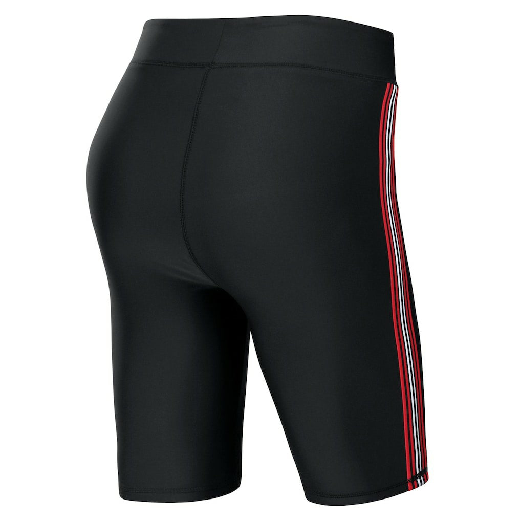 New England Patriots WEAR by Erin Andrews Women's Biker Shorts - Black Shorts