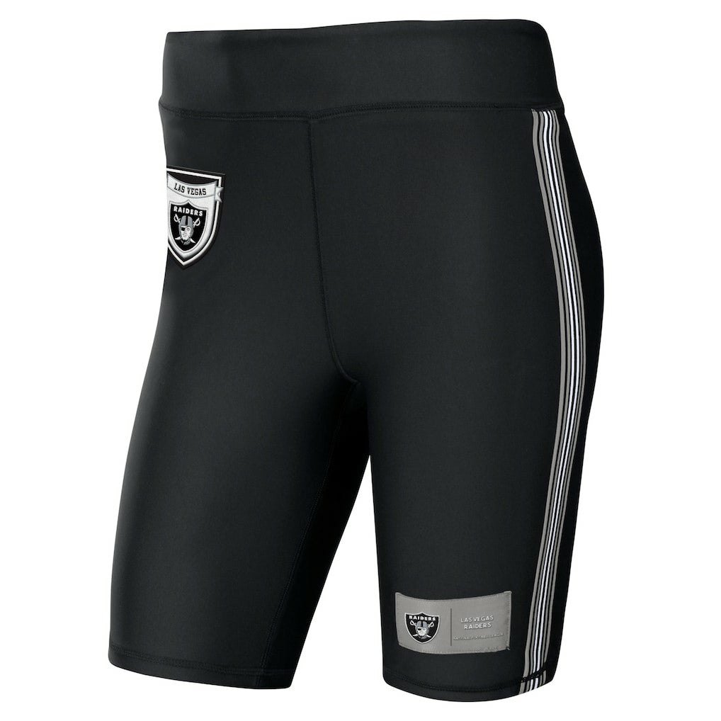Las Vegas Raiders WEAR by Erin Andrews Women's Biker Shorts - Black Shorts