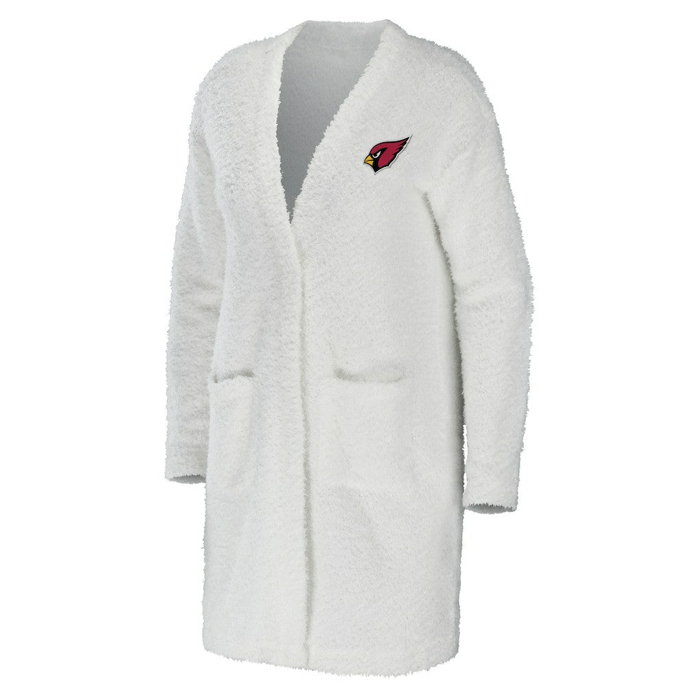 Arizona Cardinals WEAR by Erin Andrews Women's Cozy Lounge Cardigan Sweater - Cream