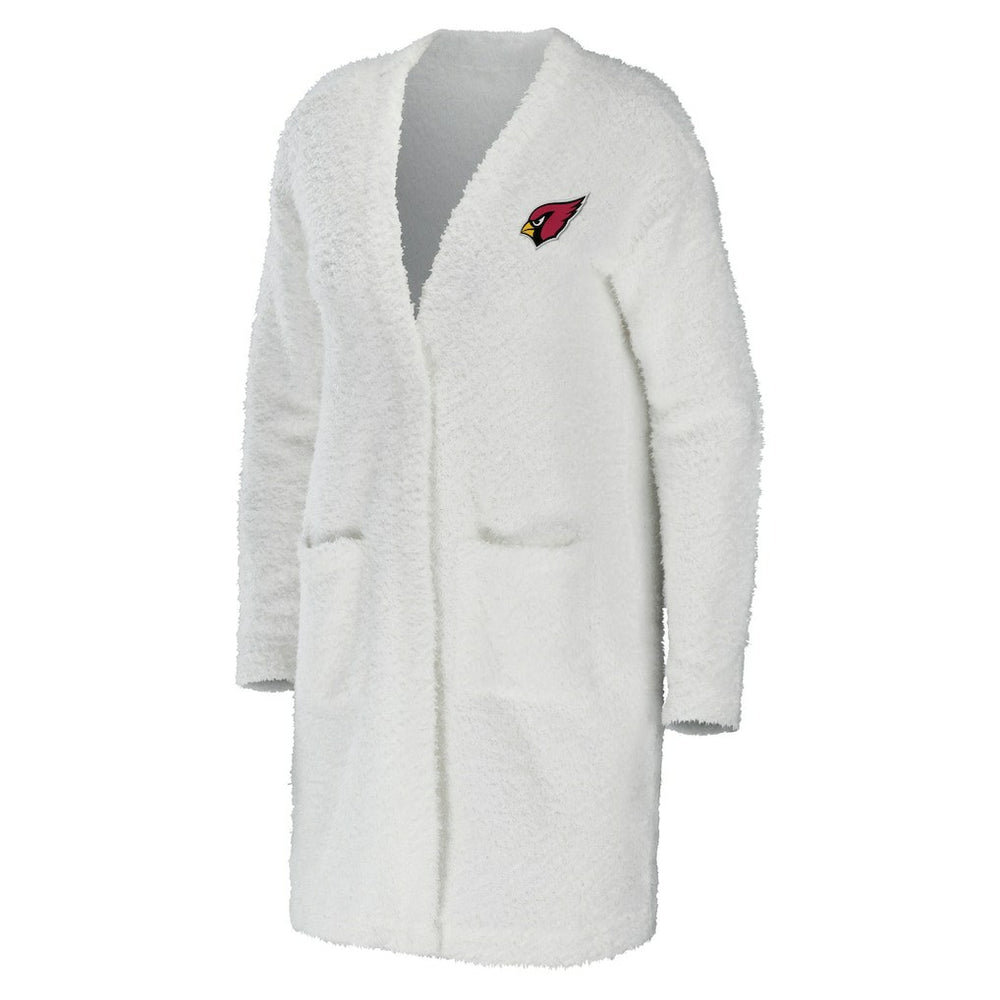 Arizona Cardinals WEAR by Erin Andrews Women's Cozy Lounge Cardigan Sweater - Cream