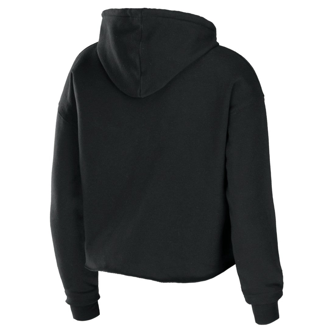 Tampa Bay Buccaneers WEAR by Erin Andrews Women's Cropped Sponge Fleece Pullover Hoodie - Black Hoodies