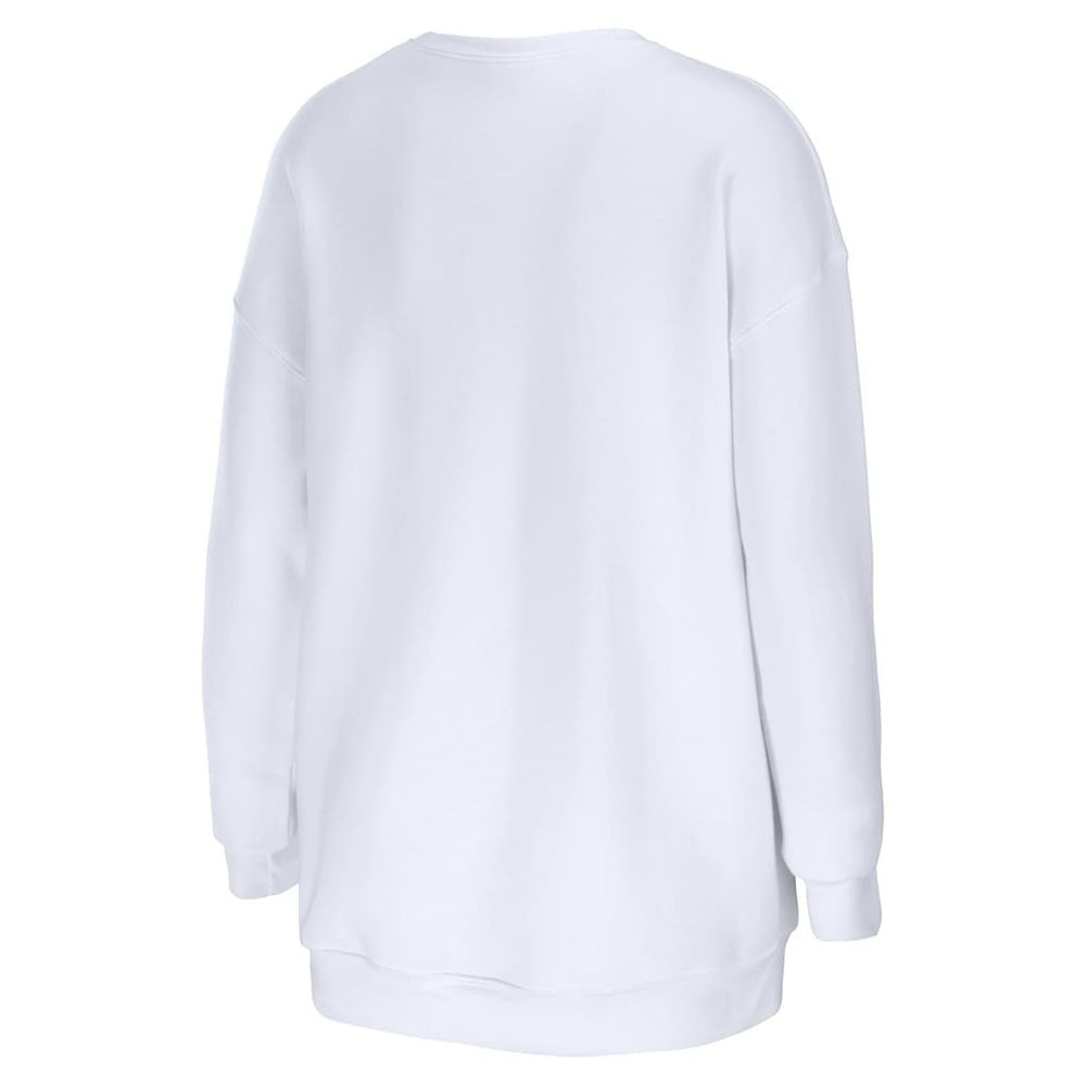 Philadelphia Eagles WEAR by Erin Andrews Women's Oversized Pullover Sweatshirt - White Pullover