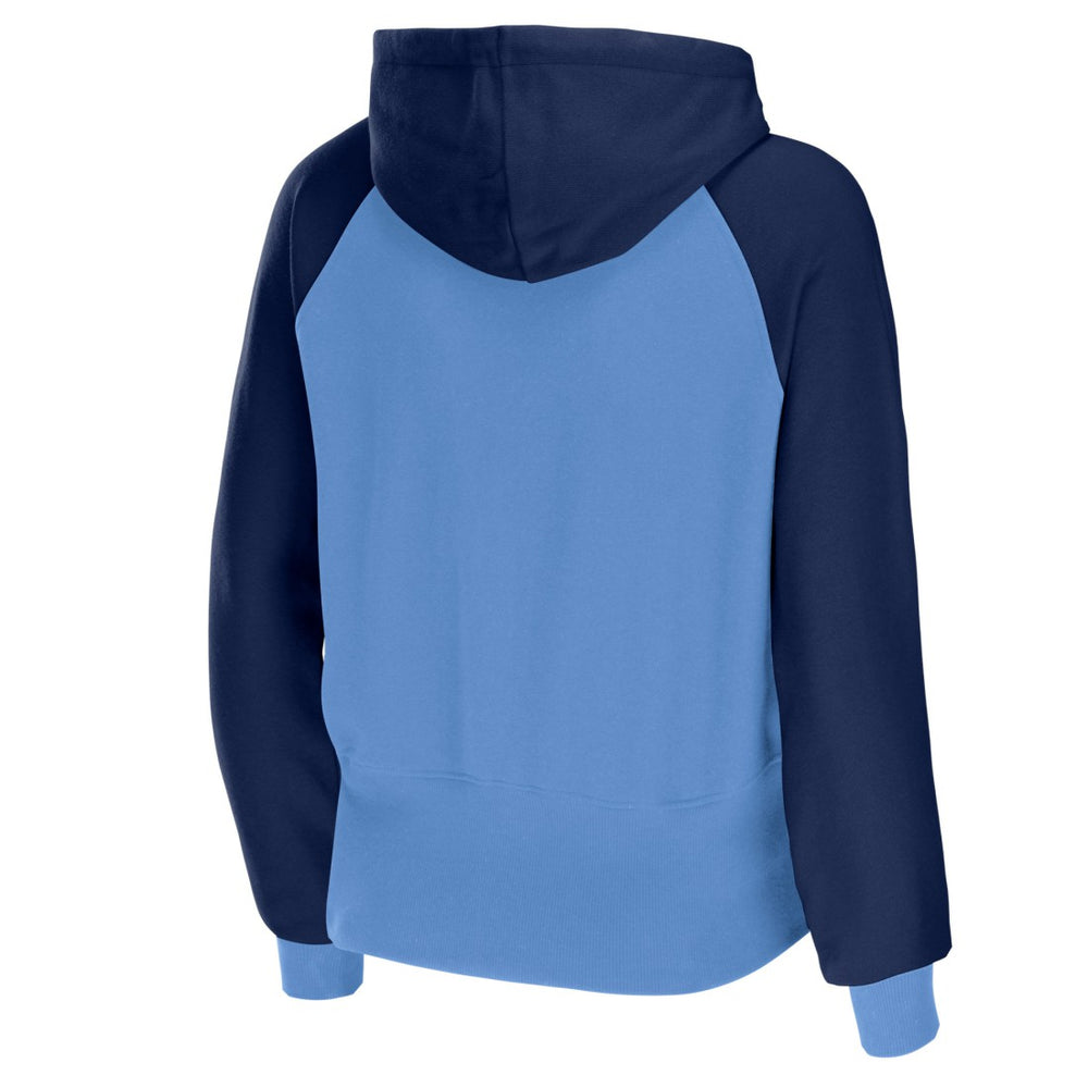 Tennessee Titans WEAR by Erin Andrews Women's Colorblock Lightweight Full-Zip Hoodie - Light Blue Hoodies