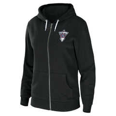 Tennessee Titans WEAR by Erin Andrews Women's Sponge Fleece Full-Zip Hoodie - Black Hoodies