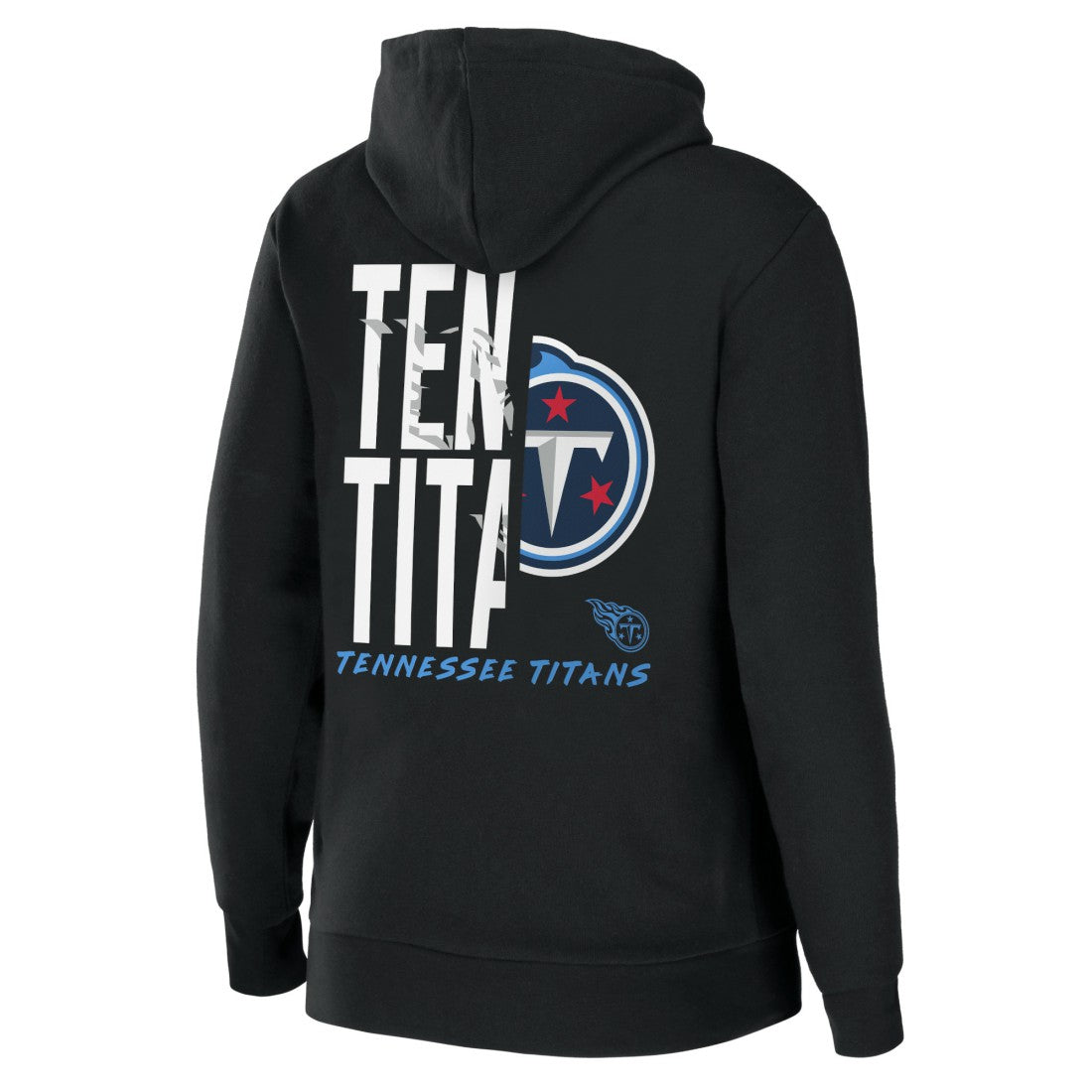 Tennessee Titans WEAR by Erin Andrews Women's Sponge Fleece Full-Zip Hoodie - Black Hoodies