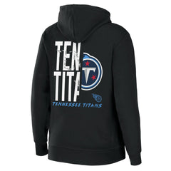 Tennessee Titans WEAR by Erin Andrews Women's Sponge Fleece Full-Zip Hoodie - Black Hoodies