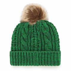 Green Bay Packers '47 Women's Meeko Cuffed Knit Hat with Pom - Green Hats