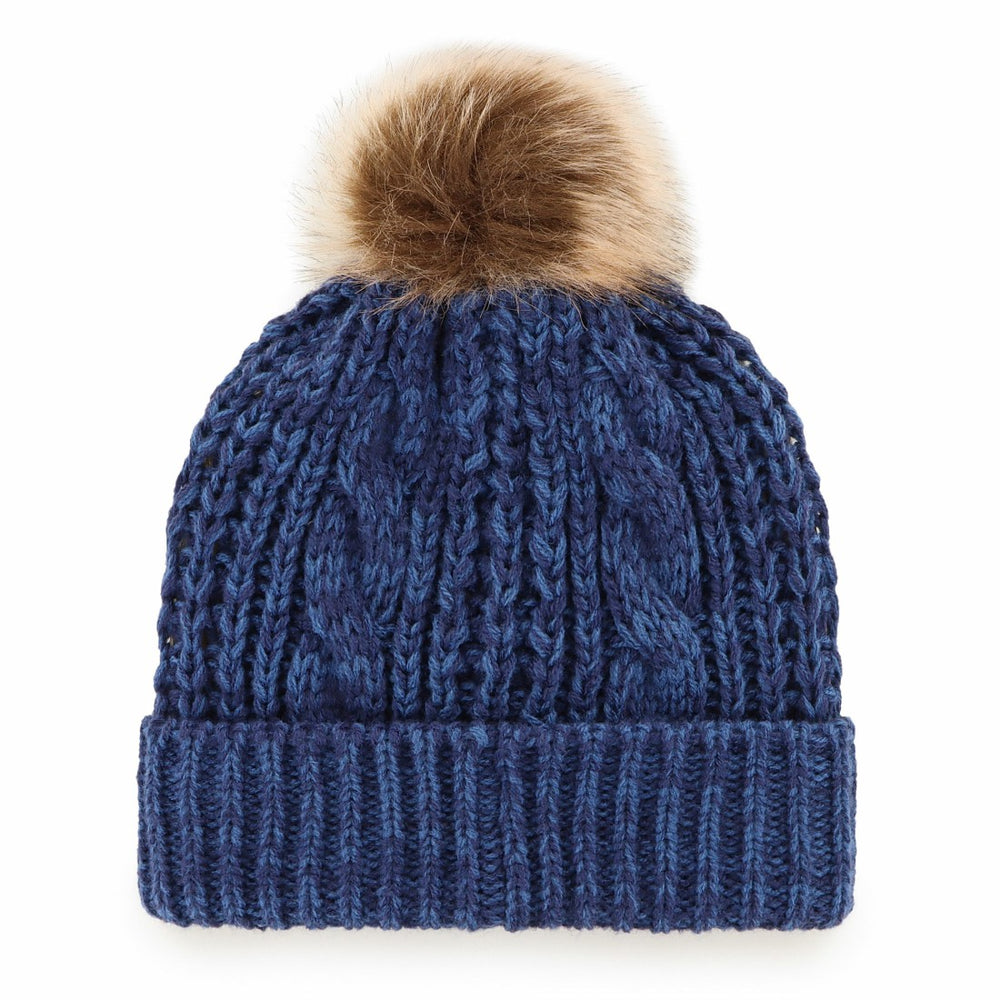 Tennessee Titans '47 Women's Meeko Cuffed Knit Hat with Pom - Navy Hats