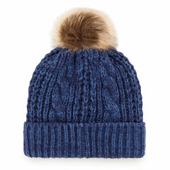 Tennessee Titans '47 Women's Meeko Cuffed Knit Hat with Pom - Navy Hats