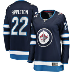 Mason Appleton Winnipeg Jets Fanatics Women's Home Breakaway Jersey - Navy | US 4801727