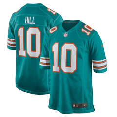 Tyreek Hill Miami Dolphins Alternate Game Jersey - Aqua Jerseys
