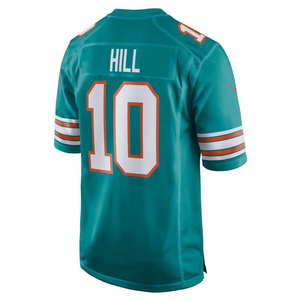 Tyreek Hill Miami Dolphins Alternate Game Jersey - Aqua Jerseys