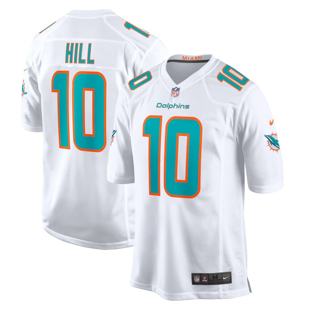 Tyreek Hill Miami Dolphins Game Jersey - White Jerseys
