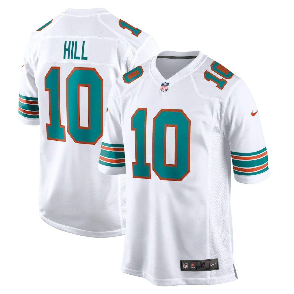Tyreek Hill Miami Dolphins Alternate Game Jersey - White Jerseys