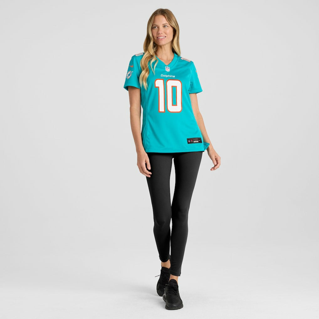 Tyreek Hill Miami Dolphins Women's Player Jersey - Aqua Jerseys