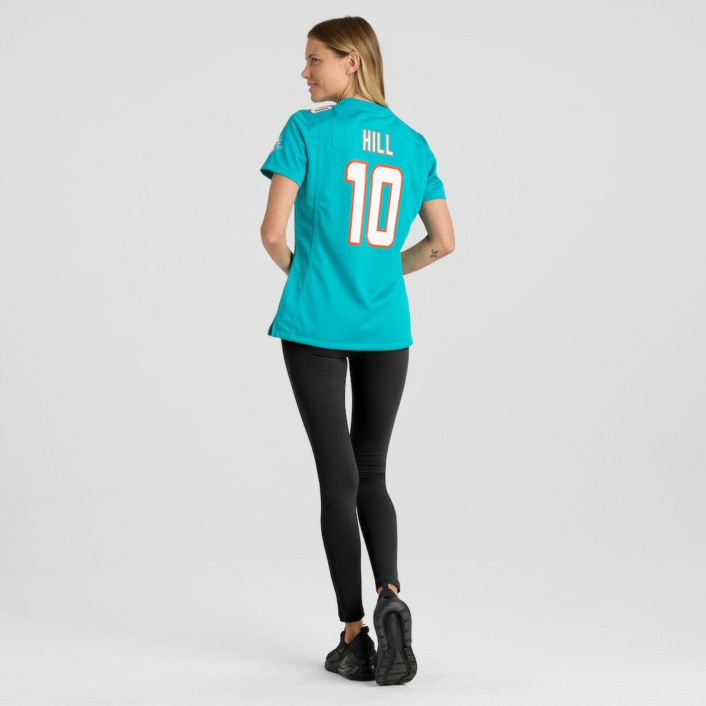 Tyreek Hill Miami Dolphins Women's Player Jersey - Aqua Jerseys