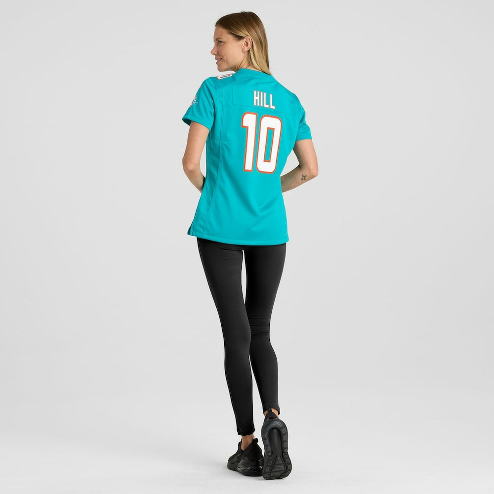 Tyreek Hill Miami Dolphins Women's Player Jersey - Aqua Jerseys
