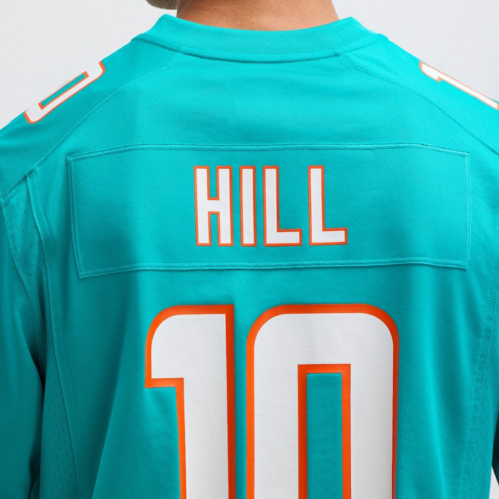 Tyreek Hill Miami Dolphins Game Jersey - Aqua Jerseys
