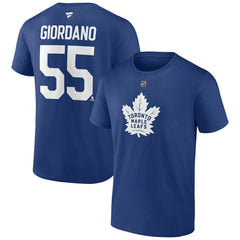 Mark Giordano Toronto Maple Leafs Fanatics Authentic Stack Name & Number T-Shirt - Blue | US 4804025