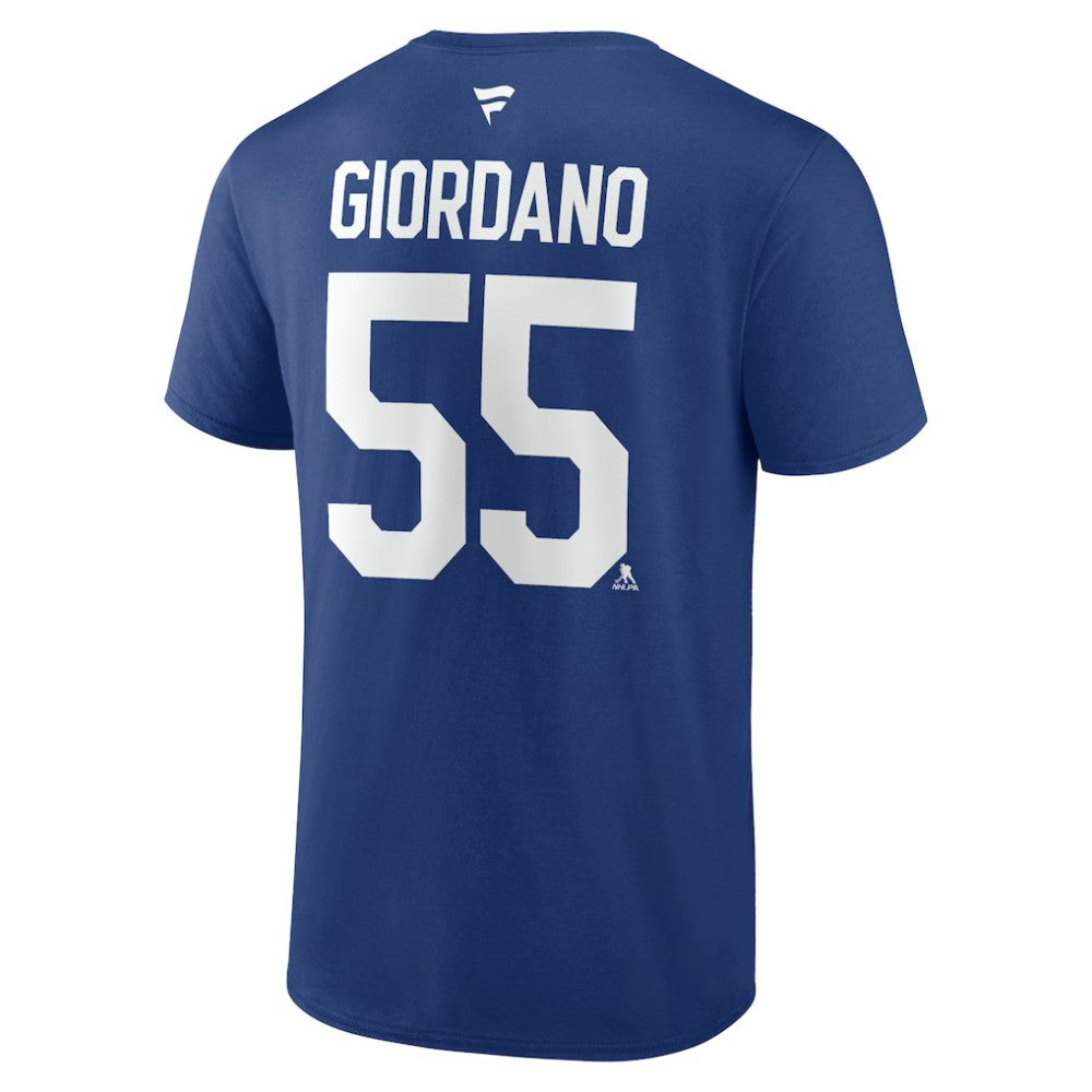Mark Giordano Toronto Maple Leafs Fanatics Authentic Stack Name & Number T-Shirt - Blue | US 4804025