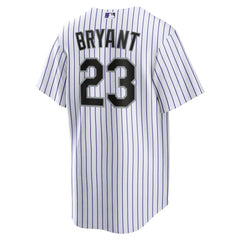 Kris Bryant Colorado Rockies Nike Replica Player Jersey - White/Purple Jerseys