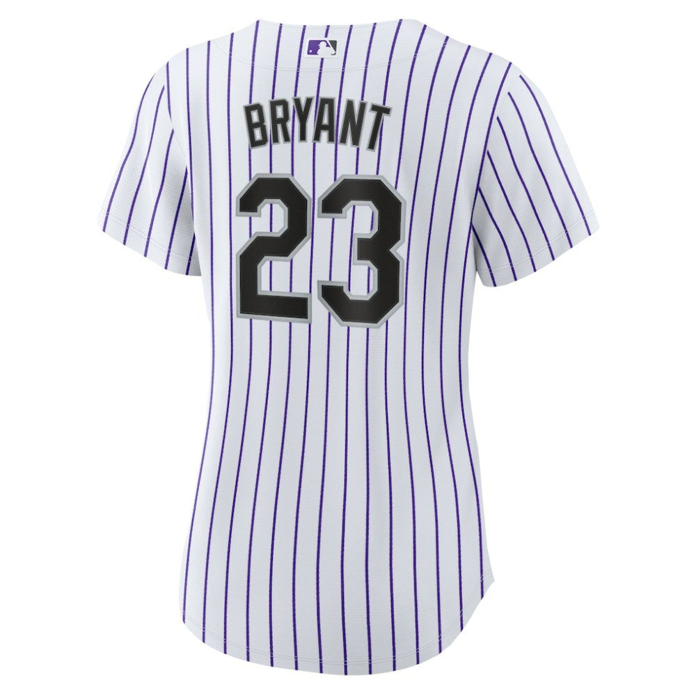 Kris Bryant Colorado Rockies Nike Women's Replica Player Jersey - White/Purple Jerseys