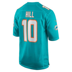 Tyreek Hill Miami Dolphins Youth Game Jersey - Aqua Jerseys