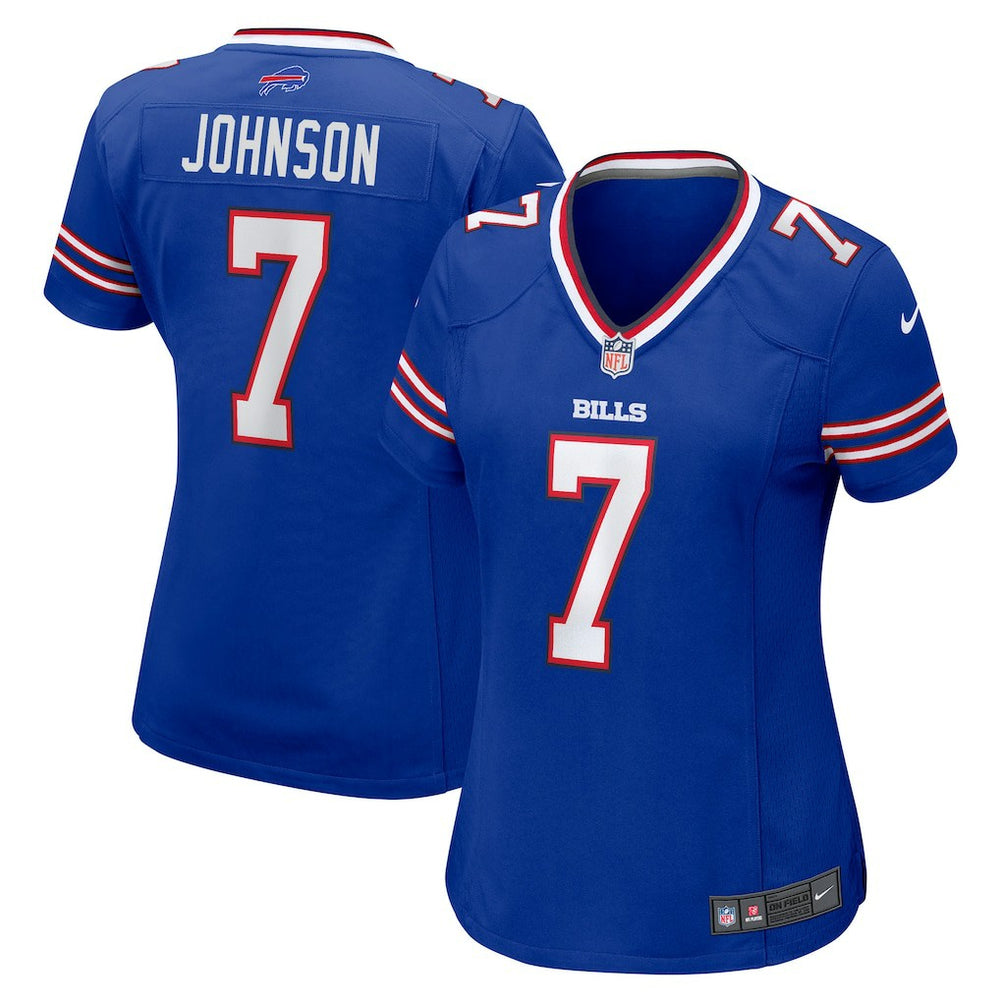 Taron Johnson Buffalo Bills Women's Game Player Jersey - Royal Jerseys