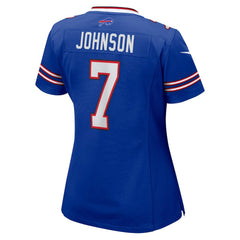 Taron Johnson Buffalo Bills Women's Game Player Jersey - Royal Jerseys