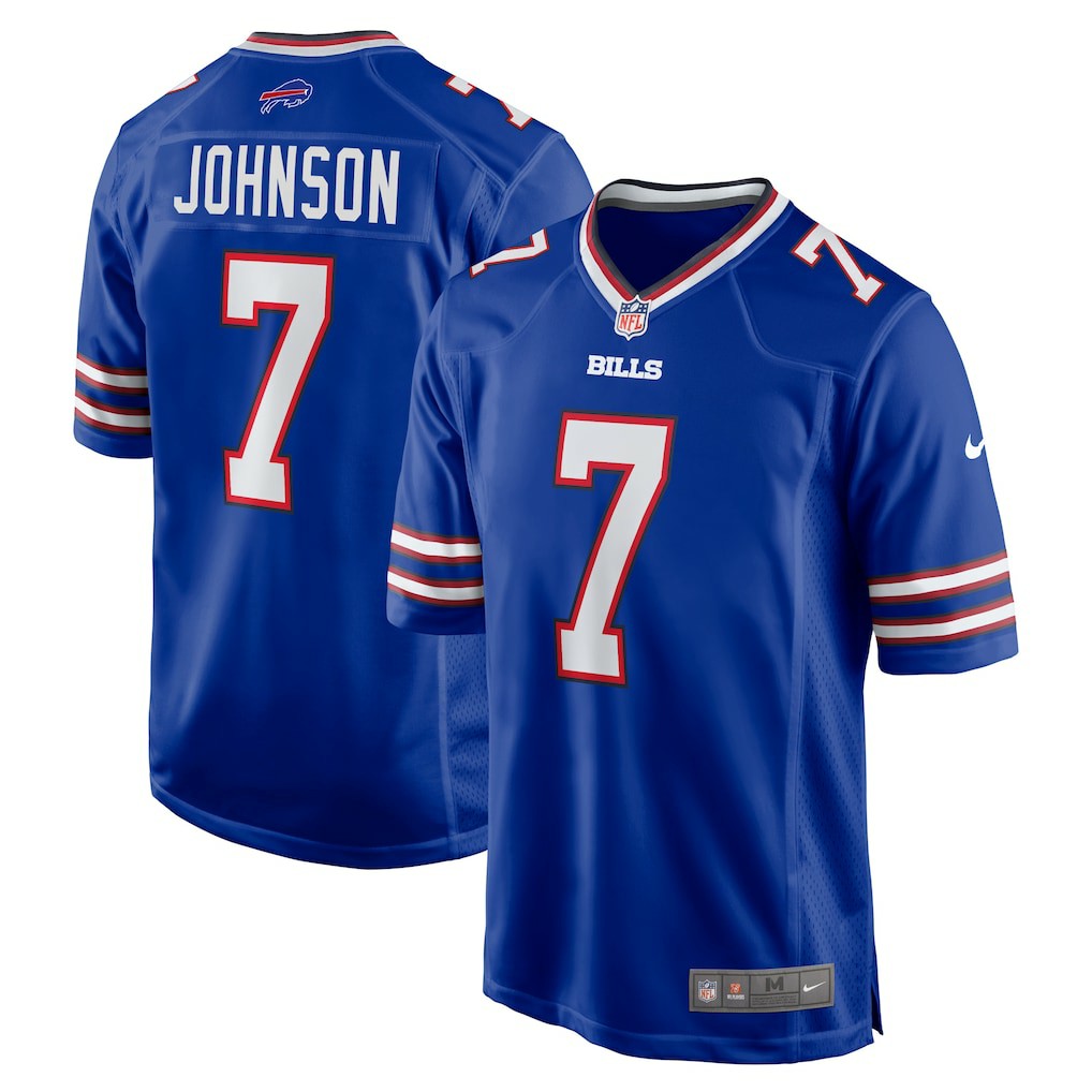 Taron Johnson Buffalo Bills Game Jersey - Royal Jerseys