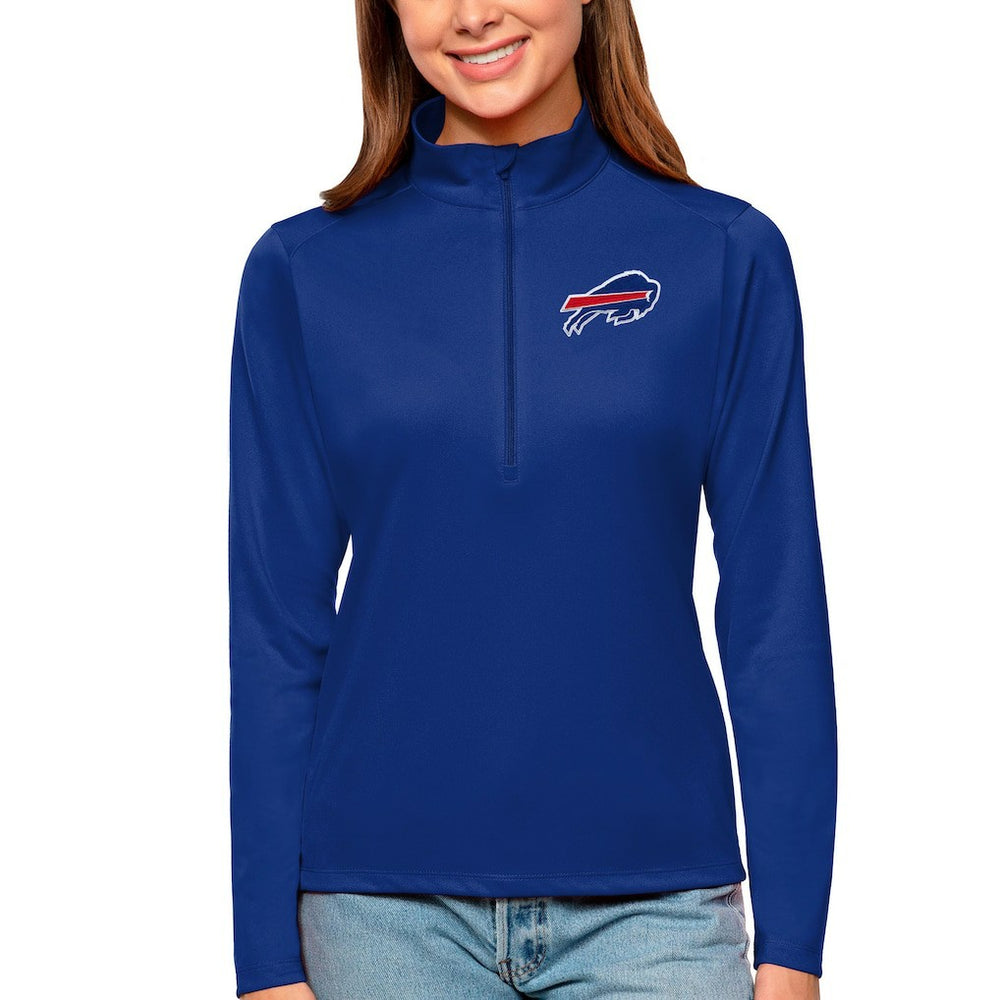 Buffalo Bills Antigua Women's Tribute Half-Zip Top - Royal Tops
