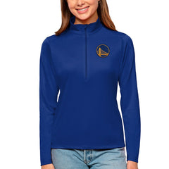 Golden State Warriors Antigua Women's Tribute Half-Zip Top Royal outlet
