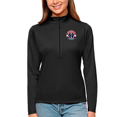 Washington Wizards Antigua Women's Tribute Half-Zip Top Black