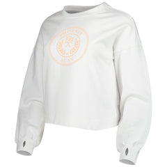 Phoenix Suns Lusso Women's Lola Ball and Chain Pullover Sweatshirt White outlet