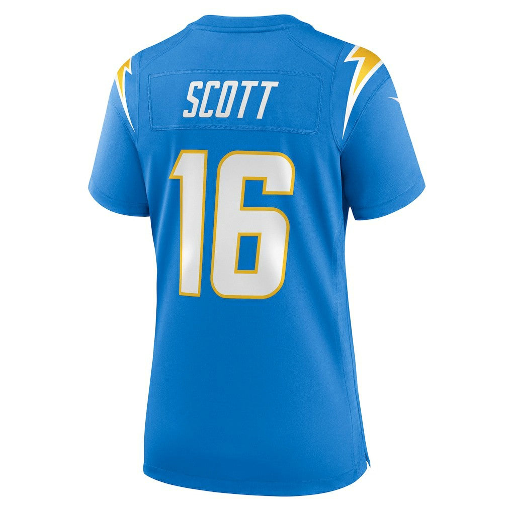 JK Scott Los Angeles Chargers Women's Game Jersey - Powder Blue Jerseys