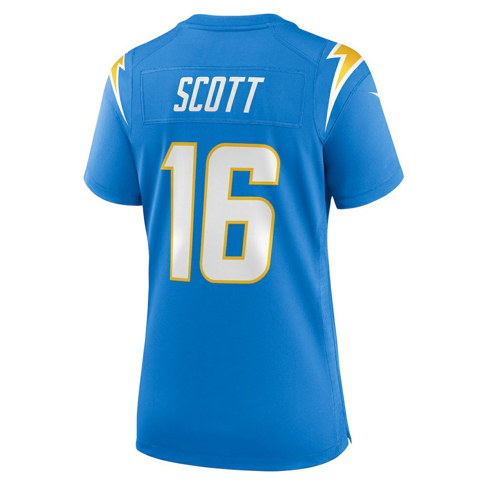 JK Scott Los Angeles Chargers Women's Game Jersey - Powder Blue Jerseys