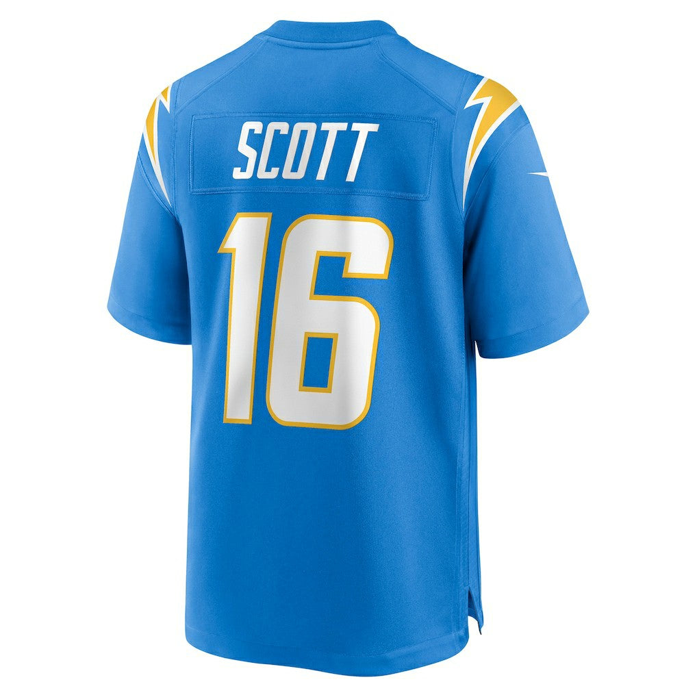 JK Scott Los Angeles Chargers Game Jersey - Powder Blue Jerseys