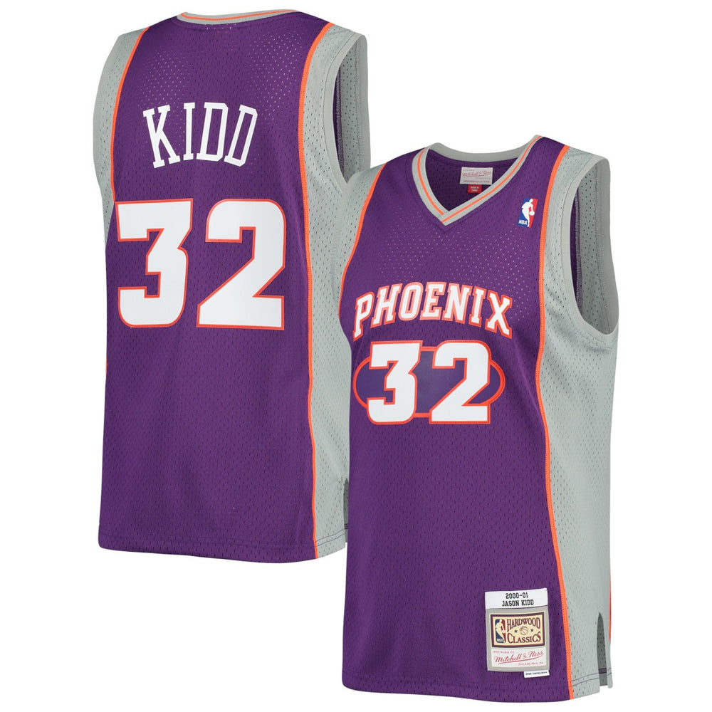 Jason Kidd Phoenix Suns Big & Tall Hardwood Classics 2000/01 Swingman Jersey Purple - Mitchell & Ness